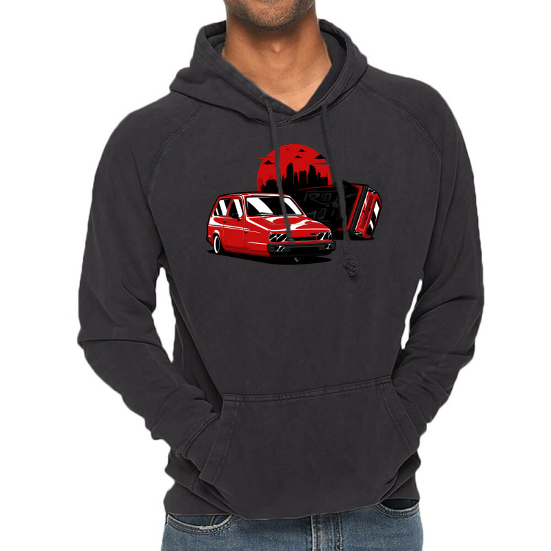 Red Reliant Robin Crash Vintage Hoodie by MabellaPennachio | Artistshot