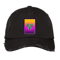 Limited Edition Abstracr Elephant Vintage Cap | Artistshot