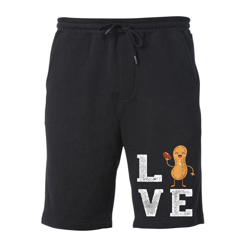 Peanut Love - Peanut Lover Funny Peanut Cute Peanut Gift Fleece Short | Artistshot