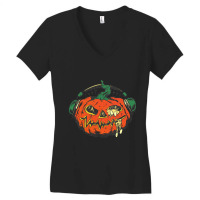 Trending Track-o-lantern Women's V-neck T-shirt | Artistshot