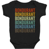 Bondurant City Retro T Shirt Baby Bodysuit | Artistshot