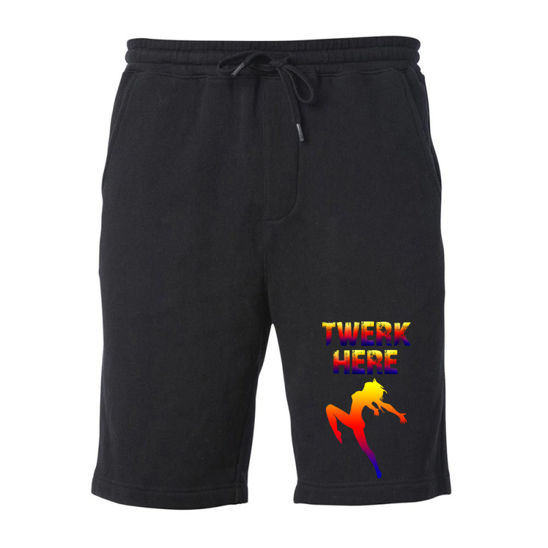 Twerk Here Fleece Short by CHRISTOPHERBARRERAS | Artistshot