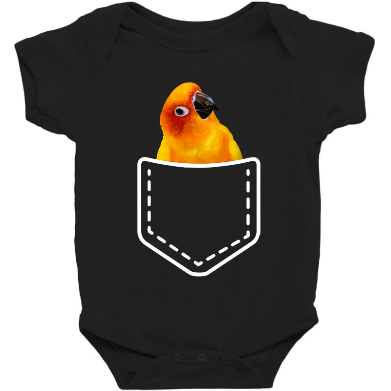 Pocket Sun Conure Apparel For Sun Conure Parrot Birds Lovers Baby Bodysuit by AlejandroArtist | Artistshot