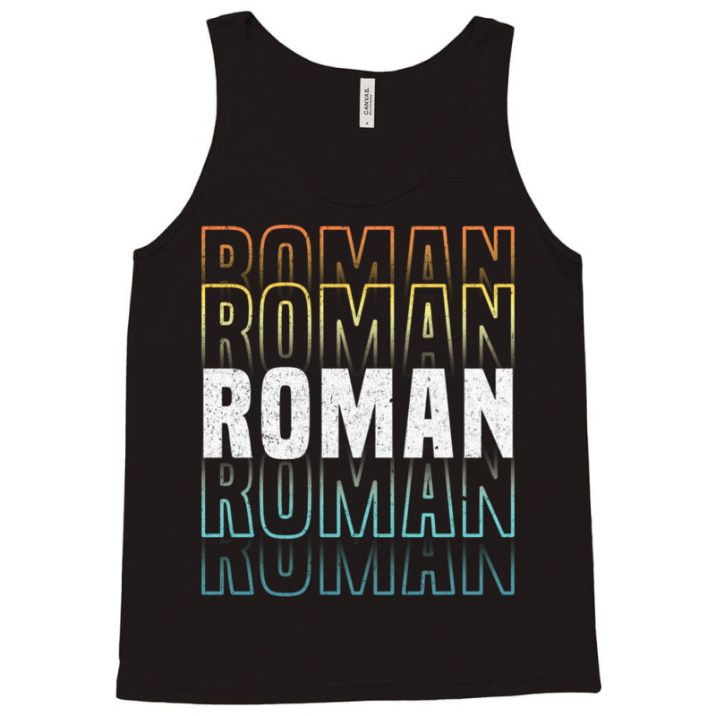 Roman Glowing Line Typography Style Love Tank Top by LynneVickie | Artistshot