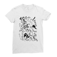 Proudly Display The Visual Onomatopoeia Of Japanese Comics1 Ladies Fitted T-shirt | Artistshot