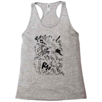 Proudly Display The Visual Onomatopoeia Of Japanese Comics1 Racerback Tank | Artistshot