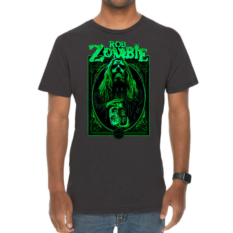 Rob Zombie Green Edition Vintage T-Shirt by Palupi77 | Artistshot