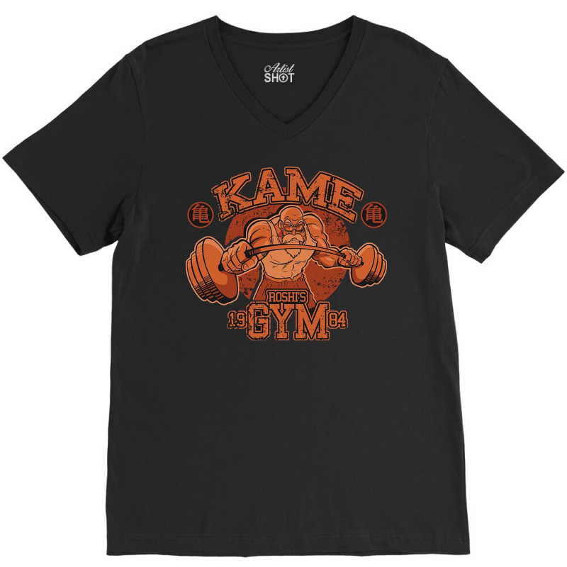 Kame Gym V-Neck Tee by Adjiegur | Artistshot