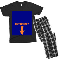 Twerk Here Graphic Men's T-shirt Pajama Set | Artistshot