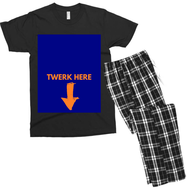 Twerk Here Graphic Men's T-shirt Pajama Set by CHRISTOPHERBARRERAS | Artistshot