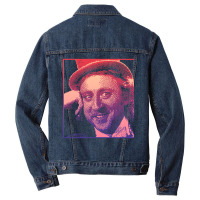 Trending Condescending Wonka (dithered) Men Denim Jacket | Artistshot