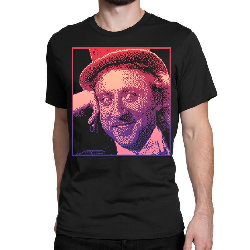 Trending Condescending Wonka (dithered) Classic T-shirt by Jerhogen528 | Artistshot