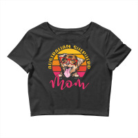 Dog Lover Gift T  Shirt Funny Australian Shepherd Dog Mom Gift Idea T Crop Top | Artistshot