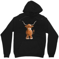 Hot Trend Cute Hairy Scottish Highland Cow Men Kids Unisex Hoodie | Artistshot