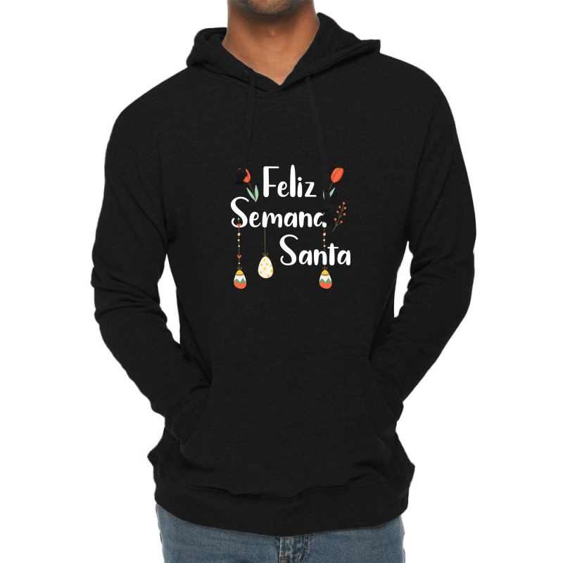 Feliz Semana Santa Easter Holy Week Lightweight Hoodie | Artistshot