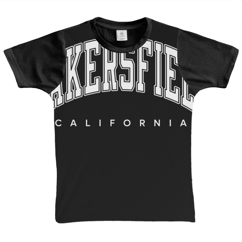 Bakersfield California Ca Varsity Style White Text Sweatshirt Graphic Youth T-shirt by KarinLeighPurcell | Artistshot