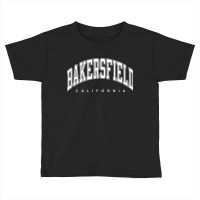 Bakersfield California Ca Varsity Style White Text Sweatshirt Toddler T-shirt | Artistshot