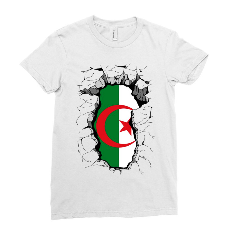 My Algeria Dna Ladies Fitted T-Shirt by Lissette | Artistshot