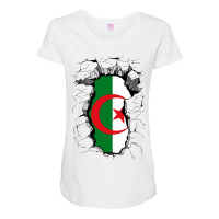 My Algeria Dna Maternity Scoop Neck T-shirt | Artistshot