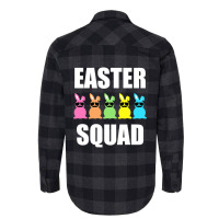 Funny Easter Day Family Matching Outfit Design Easter Squad Flannel Shirt | Artistshot