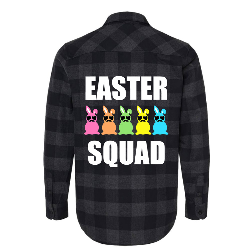 Funny Easter Day Family Matching Outfit Design Easter Squad Flannel Shirt | Artistshot