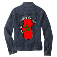 My Morocco Dna Classic Ladies Denim Jacket | Artistshot