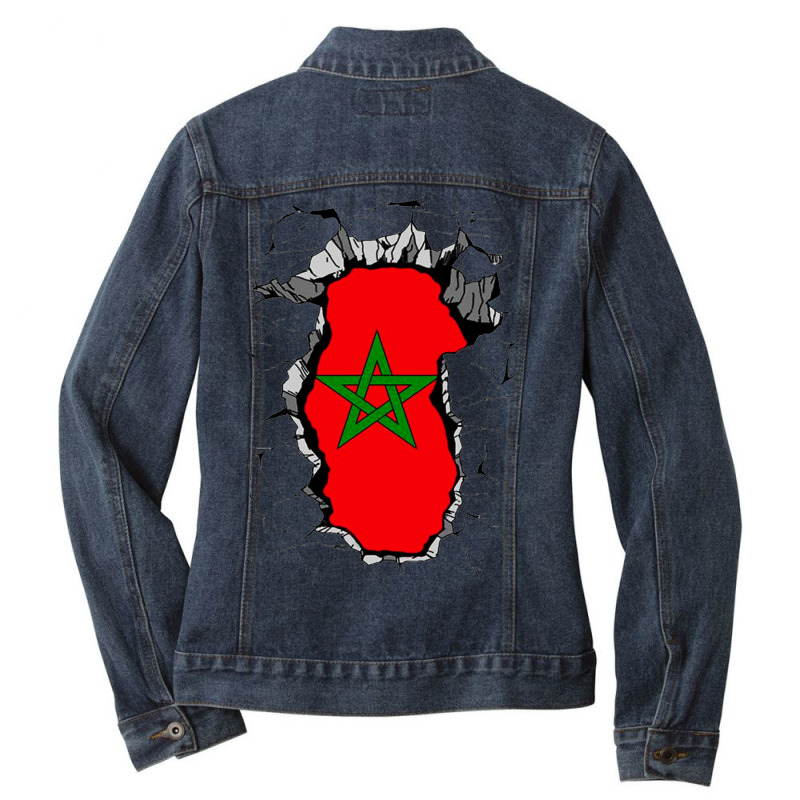 My Morocco Dna Classic Ladies Denim Jacket by Lissette | Artistshot