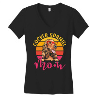 Dog Lover Gift T  Shirt Funny Cocker Spaniel Dog Mom Gift Idea T  Shir Women's V-neck T-shirt | Artistshot