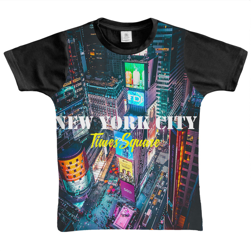 New York City Times Square Skyline Tee Shirts, New York City Graphic Youth T-shirt by JennetteMichelleBrink | Artistshot