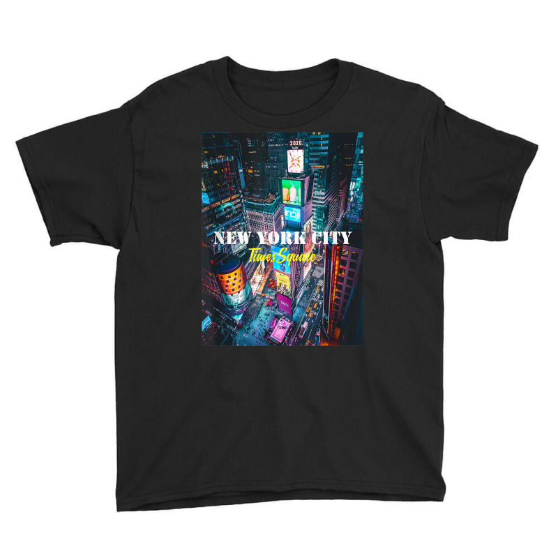 New York City Times Square Skyline Tee Shirts, New York City Youth Tee by JennetteMichelleBrink | Artistshot