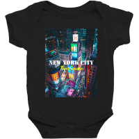 New York City Times Square Skyline Tee Shirts, New York City Baby Bodysuit | Artistshot