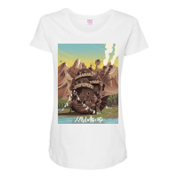 Vintage Howl's Moving Castle Maternity Scoop Neck T-shirt | Artistshot