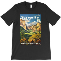 Vintage Travel Yosemite National Park T-shirt | Artistshot