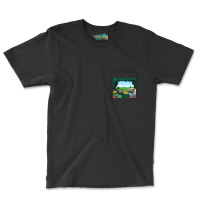 Beautiful Garden Full Of Colorful Flowers   Hiroshi Nagai Pocket T-shirt | Artistshot