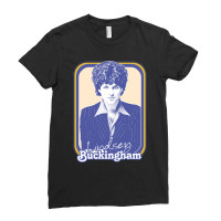 Lindsey Buckingham Retro Style Fan Design One Ladies Fitted T-shirt | Artistshot