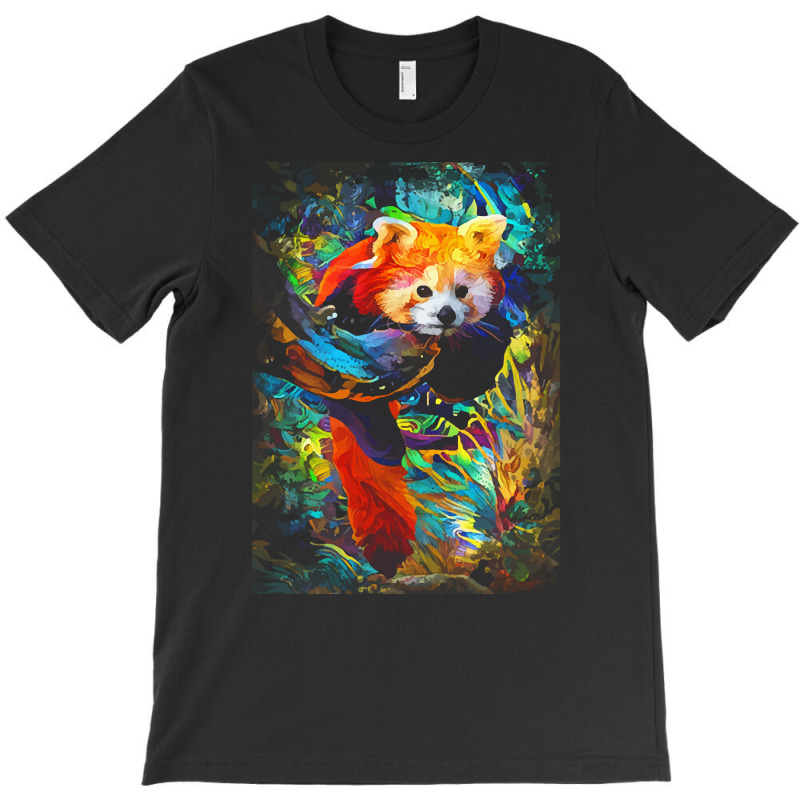 Animals T  Shirt Colorful Panda T  Shirt T-shirt | Artistshot