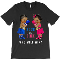 Blue Vs Pink Ethnic Boxing Babies Gender Reveal S T-shirt | Artistshot