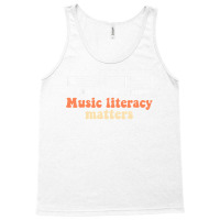 Music Literacy Matters Funny I Like To Eat Puppies Singer Tank Top | Artistshot