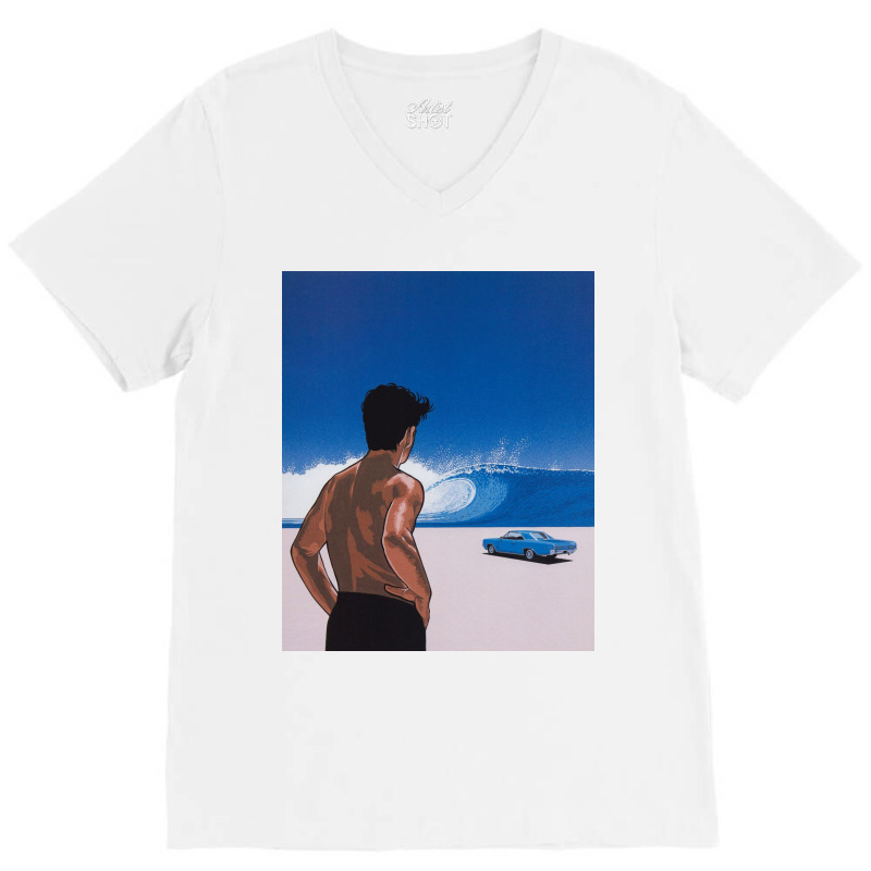 Hiroshi Nagai   Beachcomber V-Neck Tee by dougbunger | Artistshot