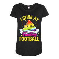 Hot Trend I Stink At Fantasy Football Loser Unicorn Poop Maternity Scoop Neck T-shirt | Artistshot