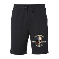 Ironworker S Union Gift Design On Back Of Clothing 1 Fleece Short | Artistshot