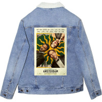 Amsterdam (2022) Poster Unisex Sherpa-lined Denim Jacket | Artistshot