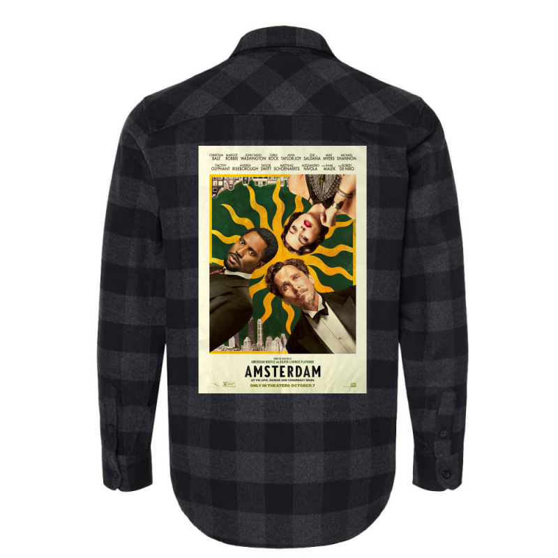 Amsterdam (2022) Poster Flannel Shirt by qafarinakaka8 | Artistshot