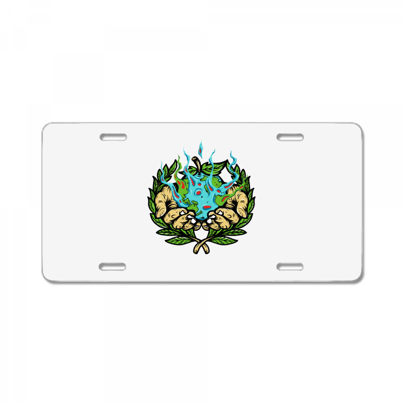 Save The Earth License Plate | Artistshot