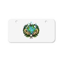 Save The Earth Bicycle License Plate | Artistshot