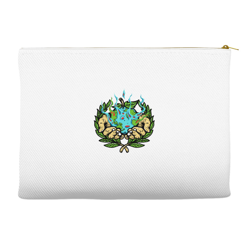 Save The Earth Accessory Pouches | Artistshot