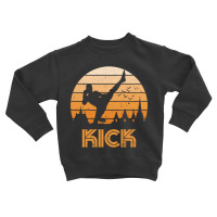 Trending Retro Kick Boxer Guy Toddler Sweatshirt | Artistshot