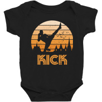 Trending Retro Kick Boxer Guy Baby Bodysuit | Artistshot