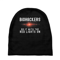 Biohacker Biohackers Do It With The Red Lights On Premium T Shirt Baby Beanies | Artistshot