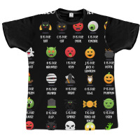 My Halloween Alphabet Funny Spooky Costume Design Graphic T-shirt | Artistshot